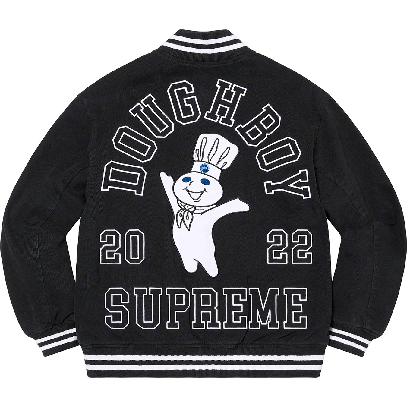 Supreme®/Mitchell & Ness® Doughboy Twill Varsity Jacket view 6